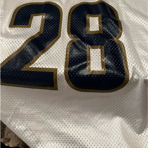 NFL football Jersey Marshall Faulk Rams authentic XL vintage #28 Reebok number28 - Picture 6 of 11
